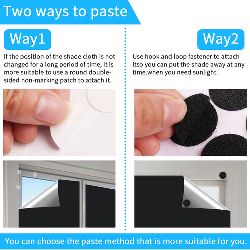 Portable Stick-On Blackout Blinds